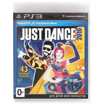 Just Dance 2016 (только для PS Move) [PS3, русская документация]